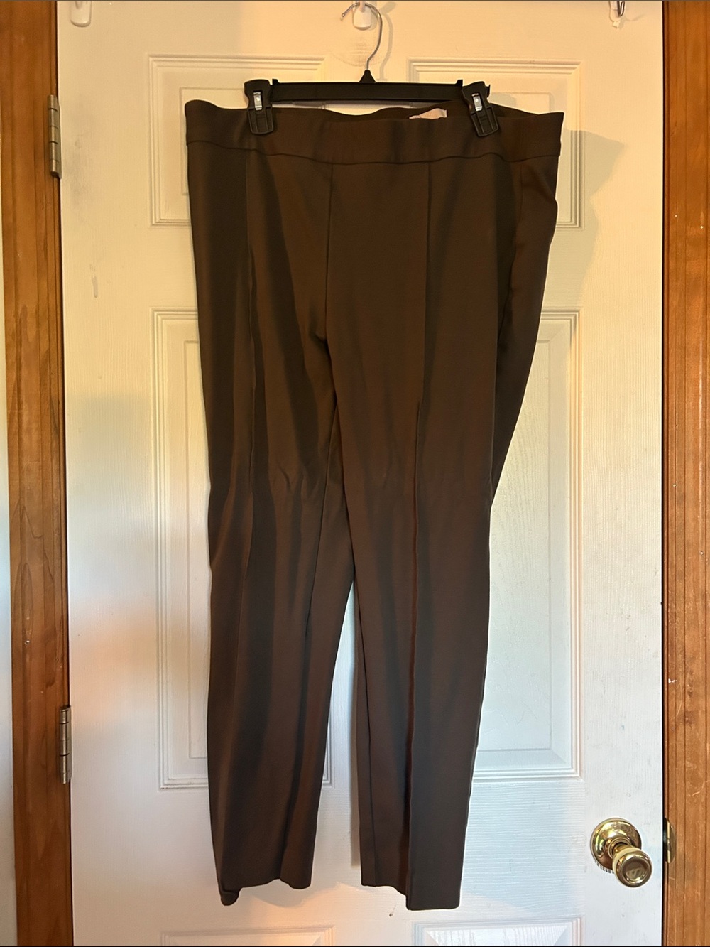 H&M Womens Olive Green Dress Pants - Slim Straight